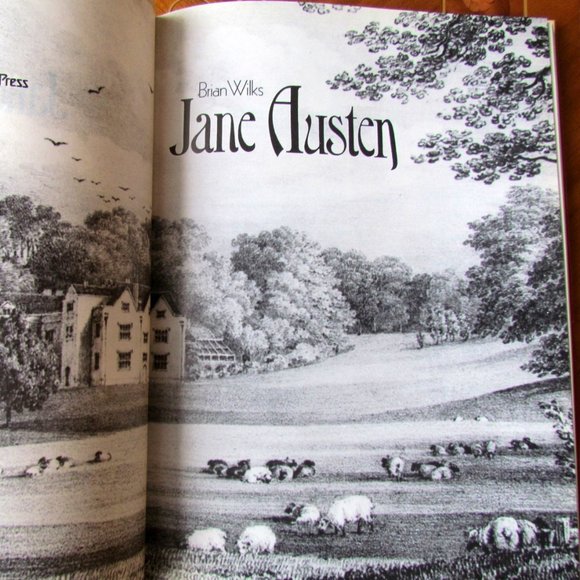 JANE AUSTEN by BRIAN WILKS, LARGE HC BOOK w HER LIFE HISTORY, PICTURES, NOVELS - Picture 2 of 10